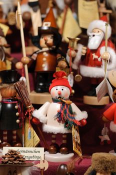 Nutcrackers at the christmas market of Nuremberg in Germany