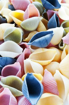 Multi-colored pasta