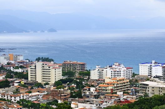 Cityscape in Puerto Vallarta, Mexico