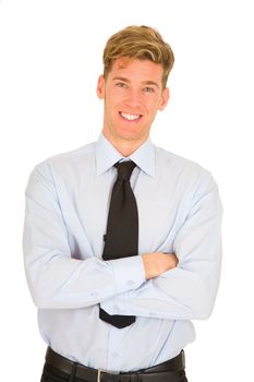 businessman with arms crossed