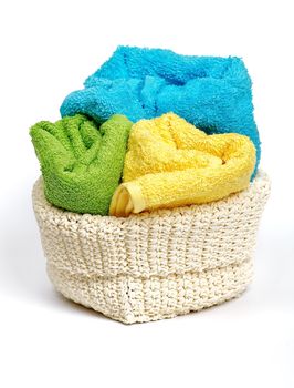 Multi-colored towels 