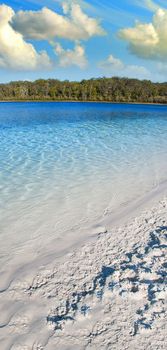 Lake Shapes inside Fraser Island, Queensland