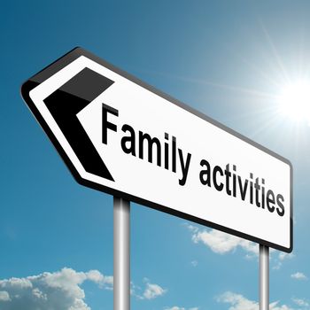 Family activities concept.