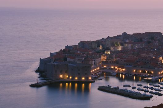 Dubrovnik by night, Croatia
