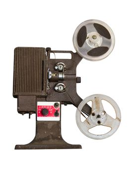 Analogue  movie projector with reels 