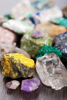 various minerals 