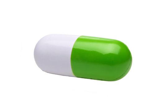 Pill shaped anti-stress toy 
