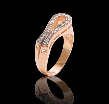 ring with diamond gems