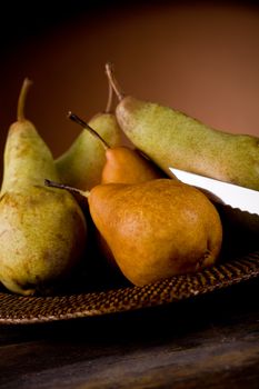 Pears in poor art style