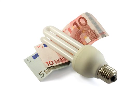 saving luminescent lamp and euro