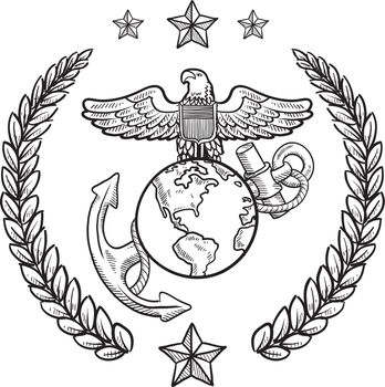 US Marine Corps vector insignia