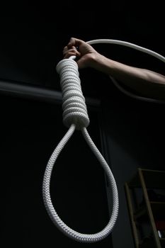 rope loop in hand