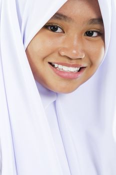 Southeast Asian Muslim girl