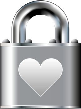 Secure heart icon