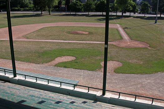Baseball Field from the Bleachers
