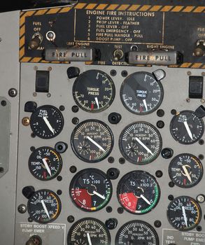 Airplaine cockpit