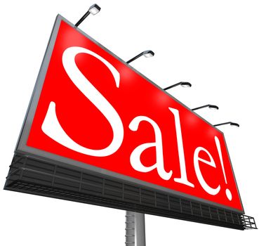 Sale Word Outdoor Advertising Billboard Clearance Special Price