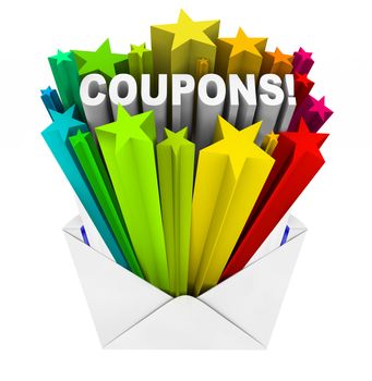 Coupons in Envelope Save When You Buy and Pay Less