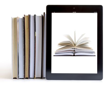 Open Books on iPad 3 concept
