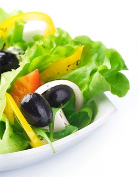 Salad. Healthy eating concept