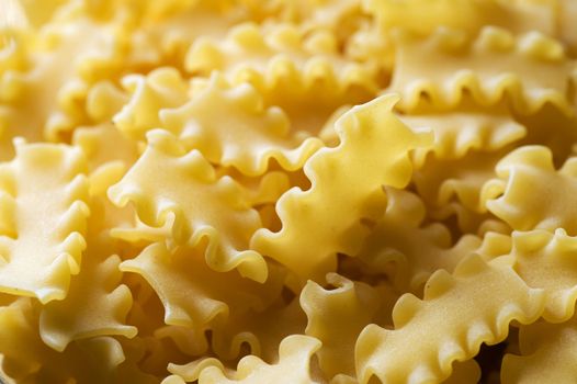 Italian pasta closeup. Selective Focus