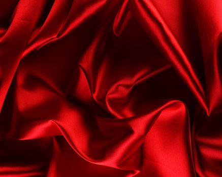 Red Silk Background 
