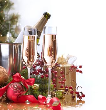 New Year Celebration.Champagne