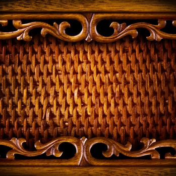 Rattan Furniture Detail.Abstract Background