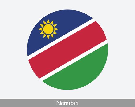 Namibia Round Flag