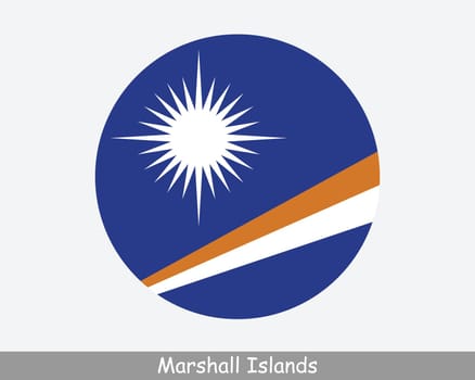Marshall Islands Round Flag