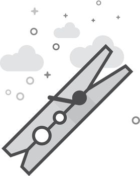 Flat Grayscale Icon - Clamp tool