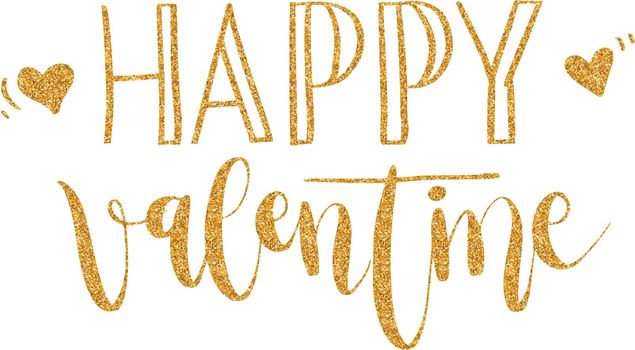 Lettering words - Happy Valentine