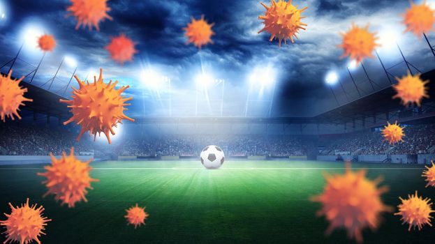 Soccer events through the corona virus time