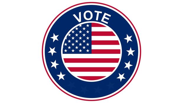 Vote election day in United States of America.
