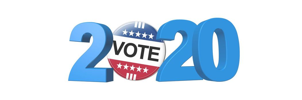 Vote presidential election 2020 in United States of America.