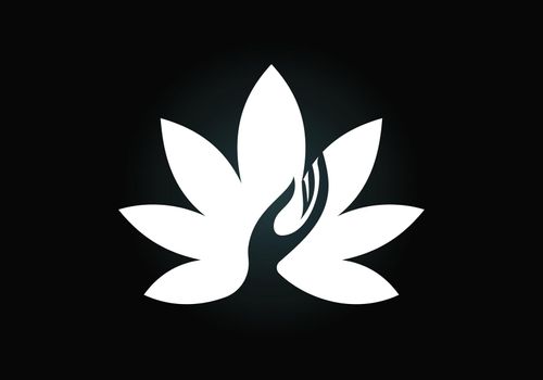 Cannabis logo. Cannabis Marijuana sign symbol icon design
