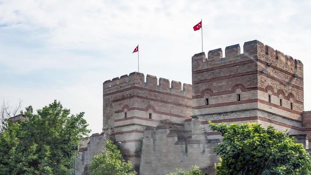 Exterior view from the historical Byzantine walls