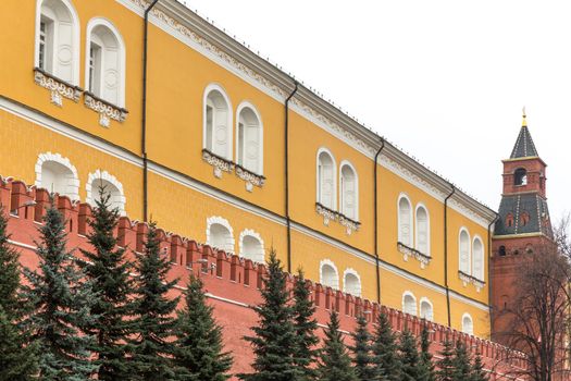 Moscow Kremlin wall and tower