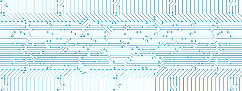 Abstract Technology Background, blue circuit board pattern, microchip, power line