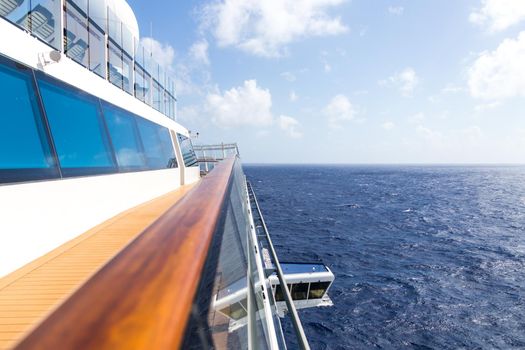 Cruise ship open deck