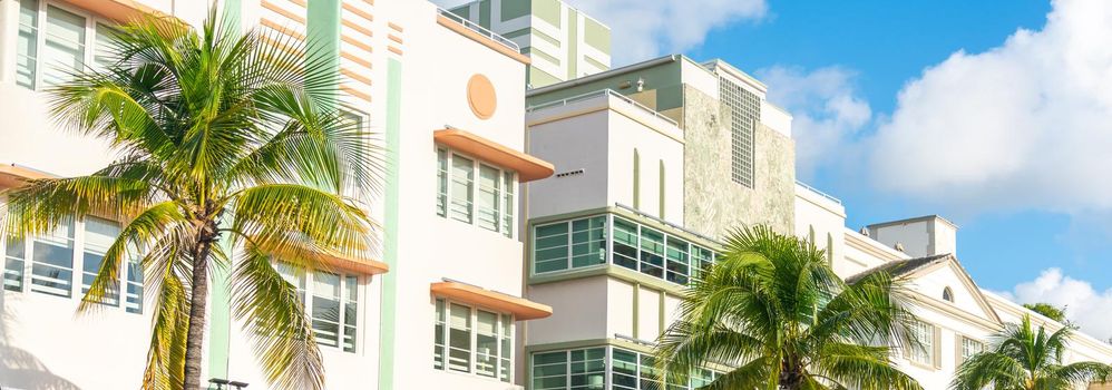 Art Deco building in the Art Deco District in South Beach, Miami