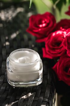 Face cream moisturiser as skincare and bodycare luxury product, home spa and organic beauty cosmetics for natural skin care morning routine
