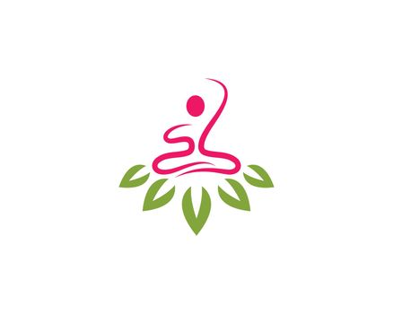 spa logo Lotus flowers design logo Template icon