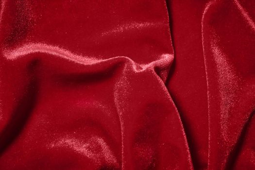 Red velvet texture background.Velvet imitation texture red
