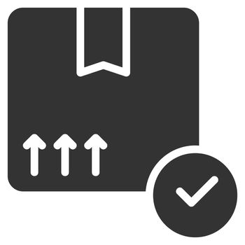 Checkbox icon design glyph style