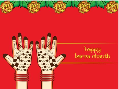 Hindu Festival Karva Chauth background