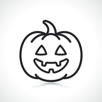 halloween thin line symbol icon