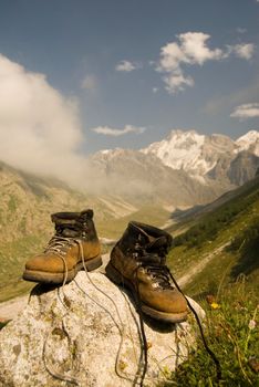 Sturdy climber boots
