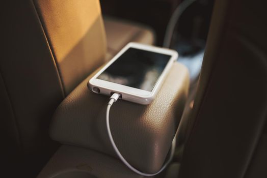charge the battery phone in car.