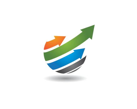 global business  ilustration logo 